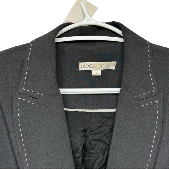 272 - CLEO JACKET DARK GREY 33% RAYON - Picture 8 of 15